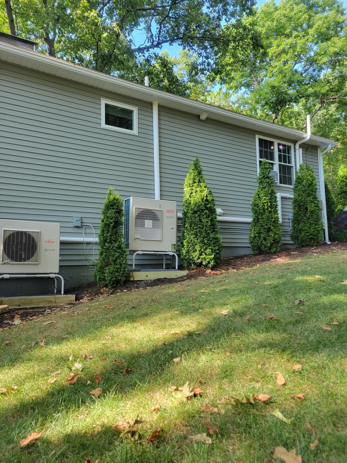 AC unit installation