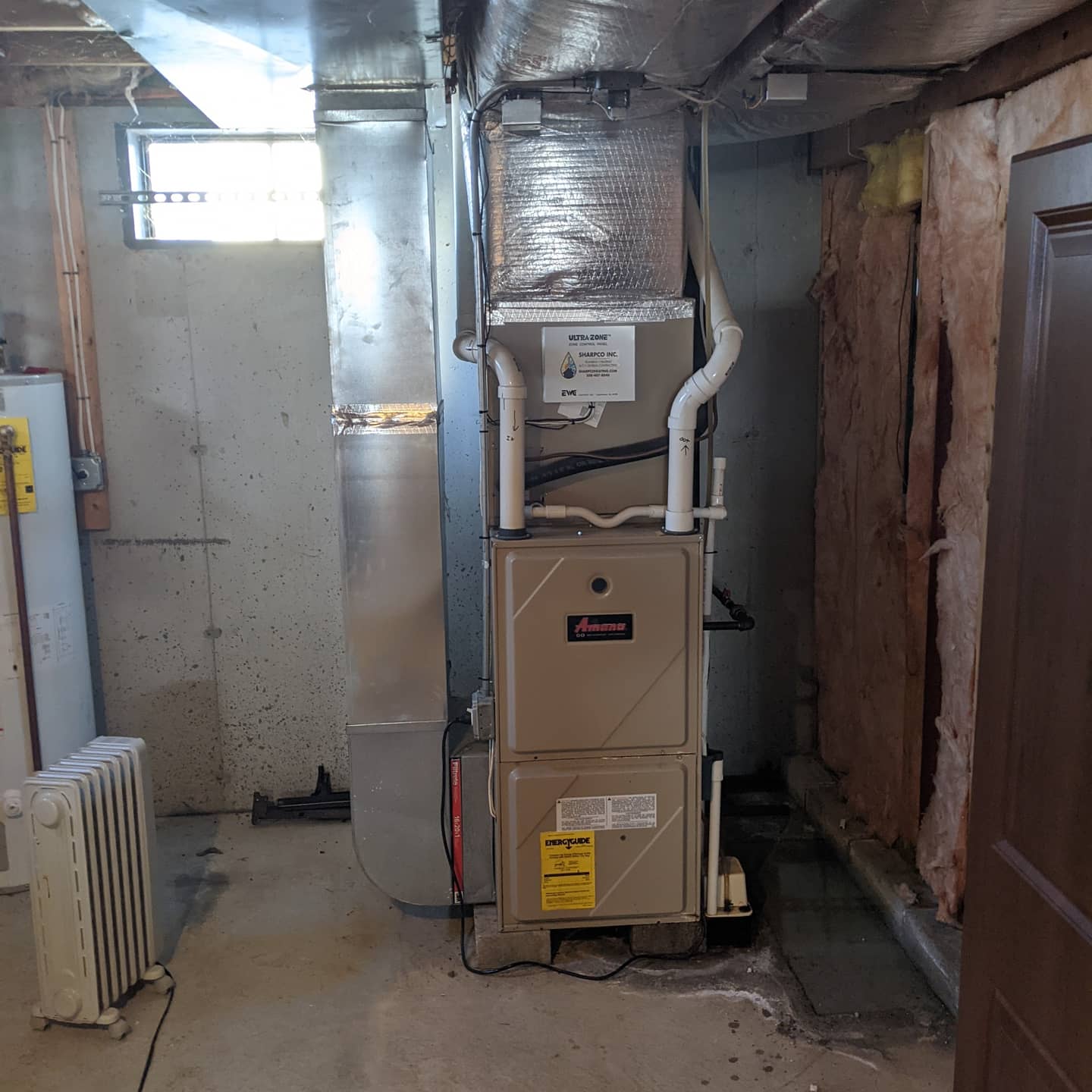 Completed furnace install
