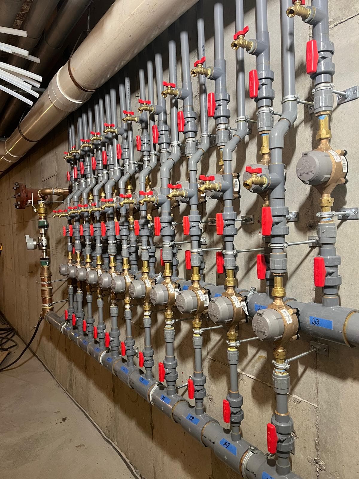 Boiler plumbing work