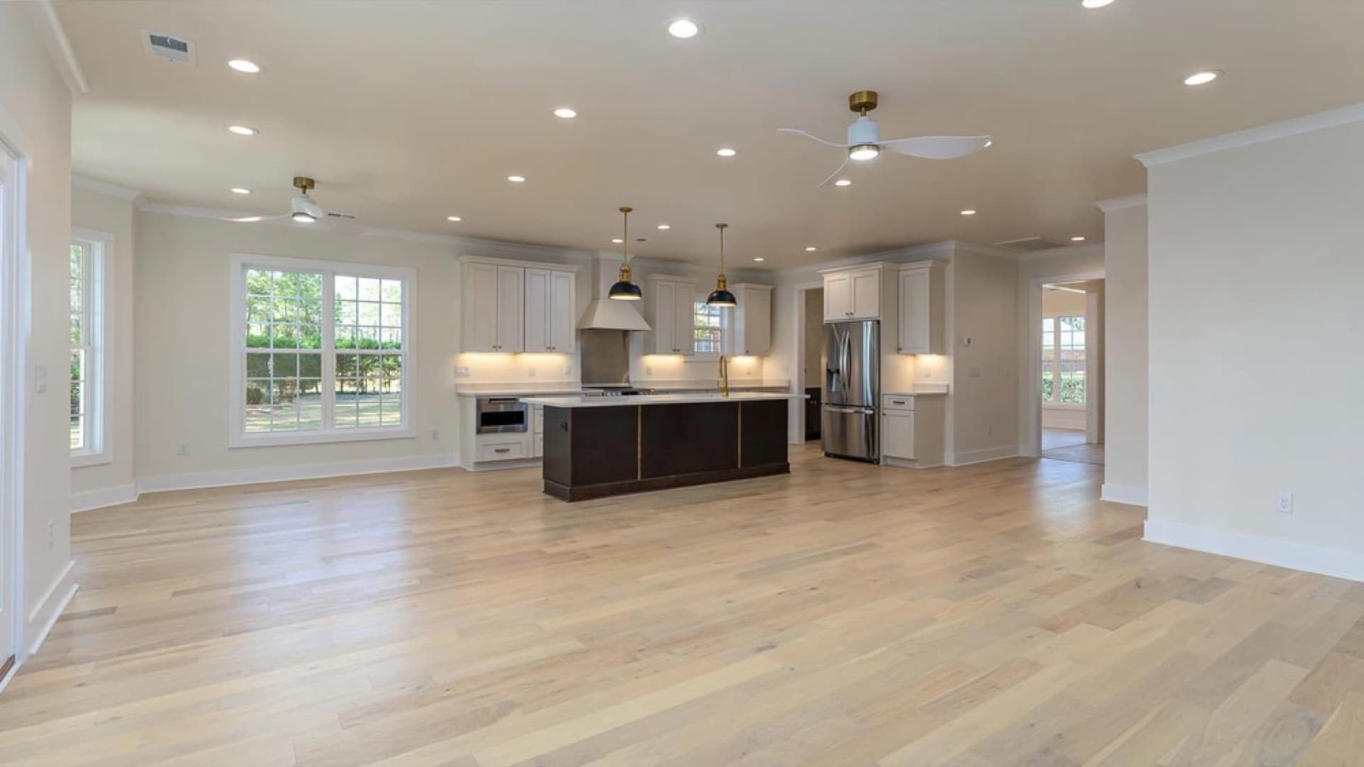 Luxury vinyl plank flooring